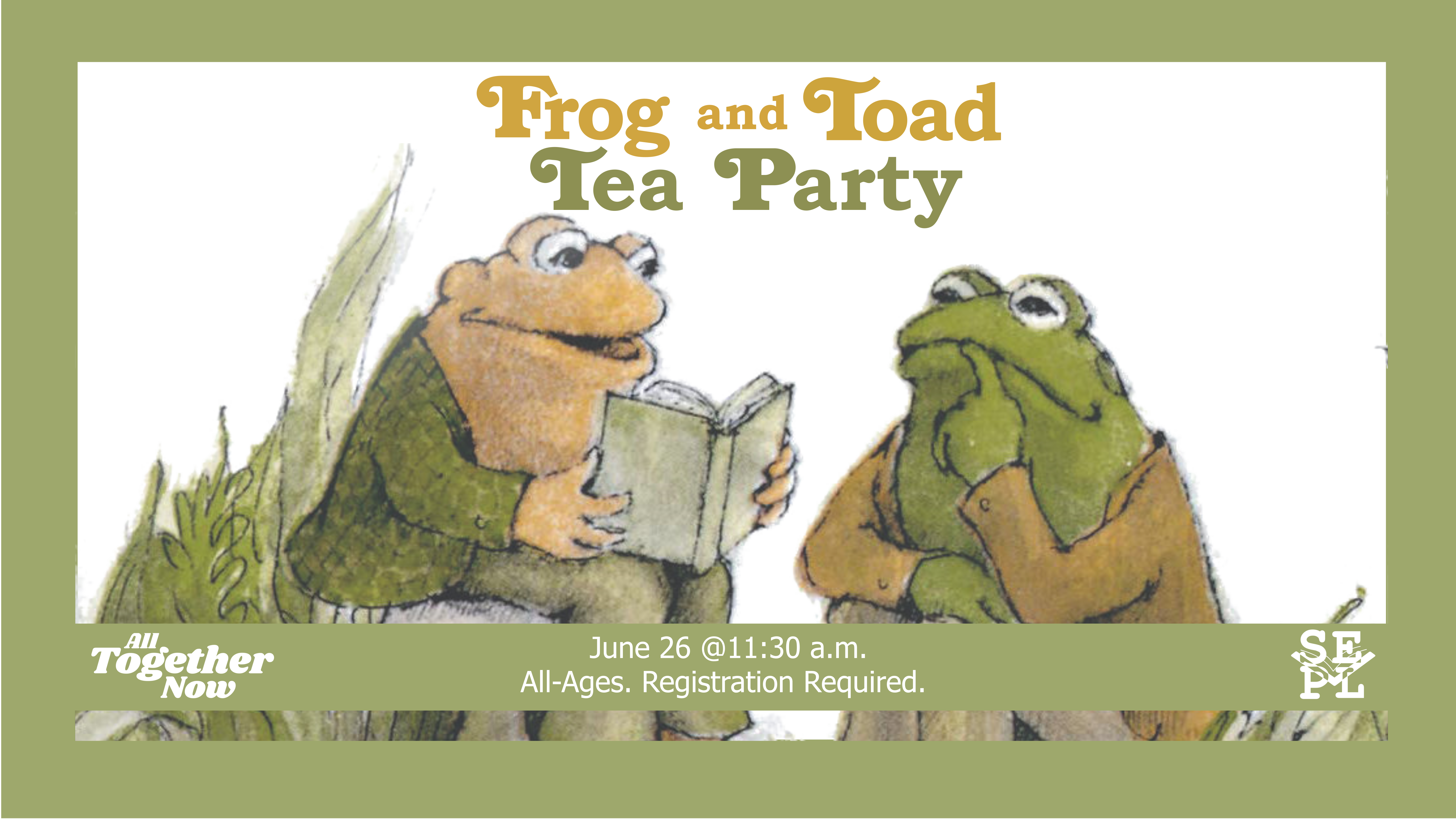 Frog and Toad Tea Party