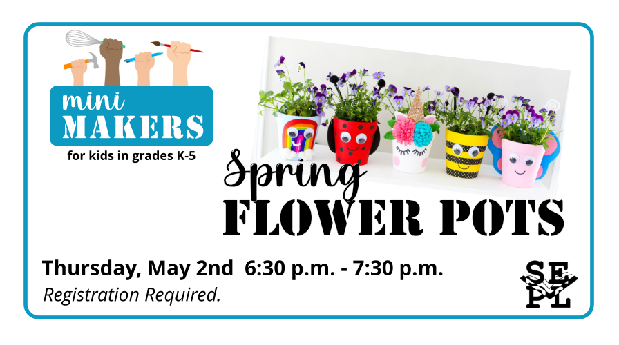 Mini Makers Spring Flower Pots
