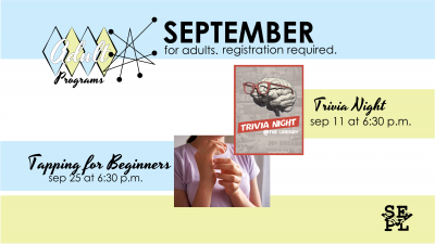 Adult programs for September