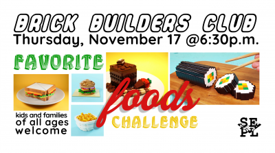 Brick Builders Club Favorite Foods Challenge