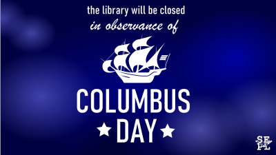 Library Closed for Columbus Day