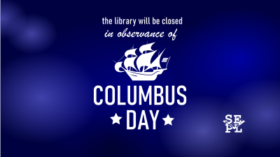 Library Closed for Columbus Day