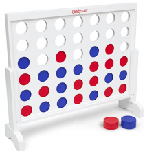 GoSports Giant Wooden Four-in-a-Row game