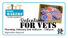 Mini Makers Valentines for Vets