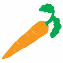 Carrot Die Cut