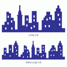 City Skyline Die Cut