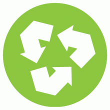 Recycle Symbol Die Cut