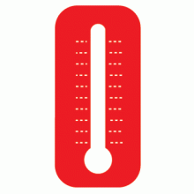 Thermometer Die Cut